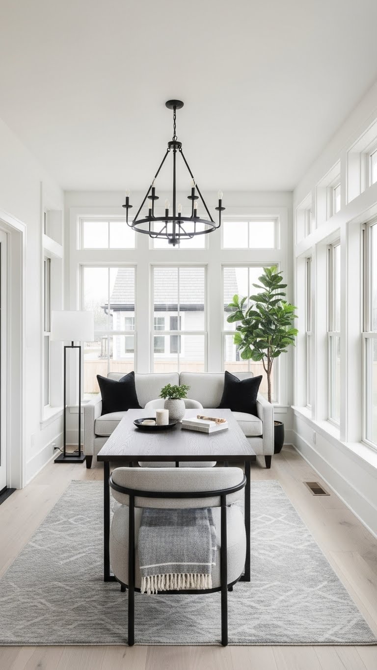 2. Modern Minimalism for a Chic Retreat